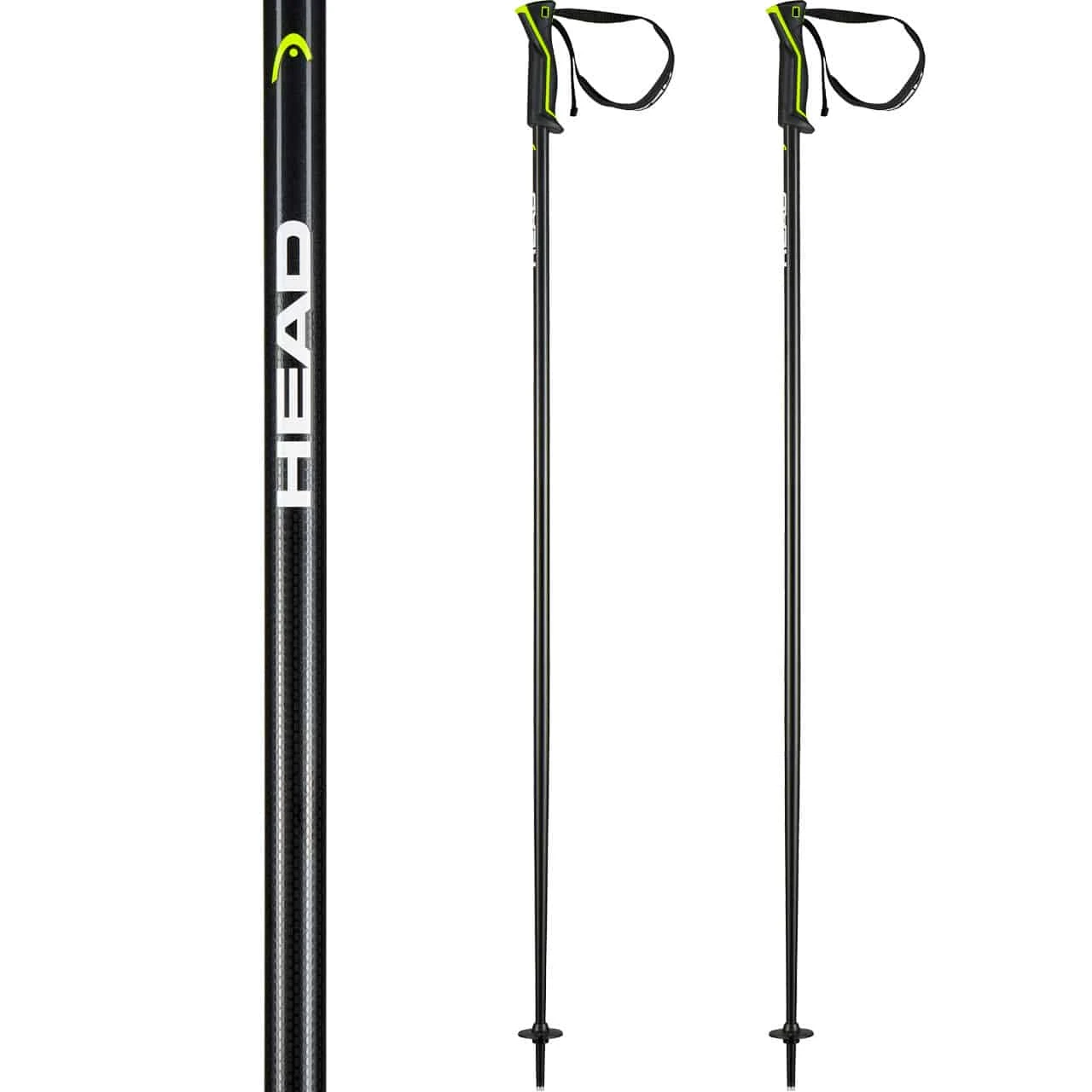 Head Frontside Anthracite/yellow Poles 1 Head Frontside Anthracite/yellow Poles