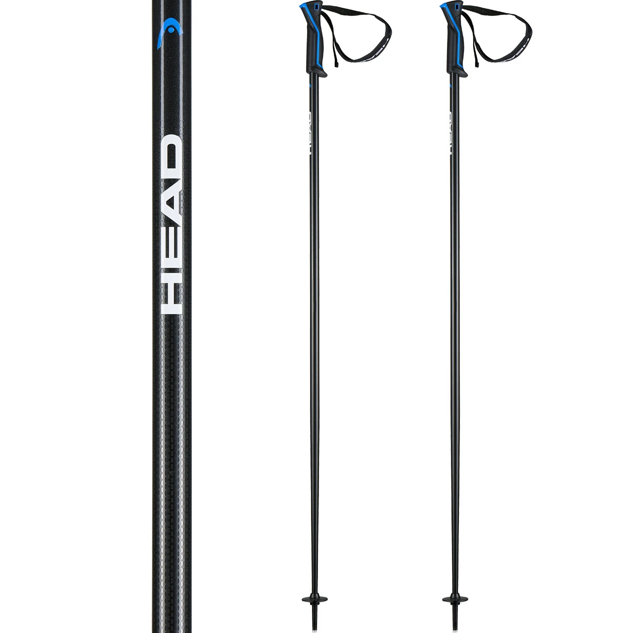 Head Frontside Anthracite/blue Poles 1 Head Frontside Anthracite/blue Poles