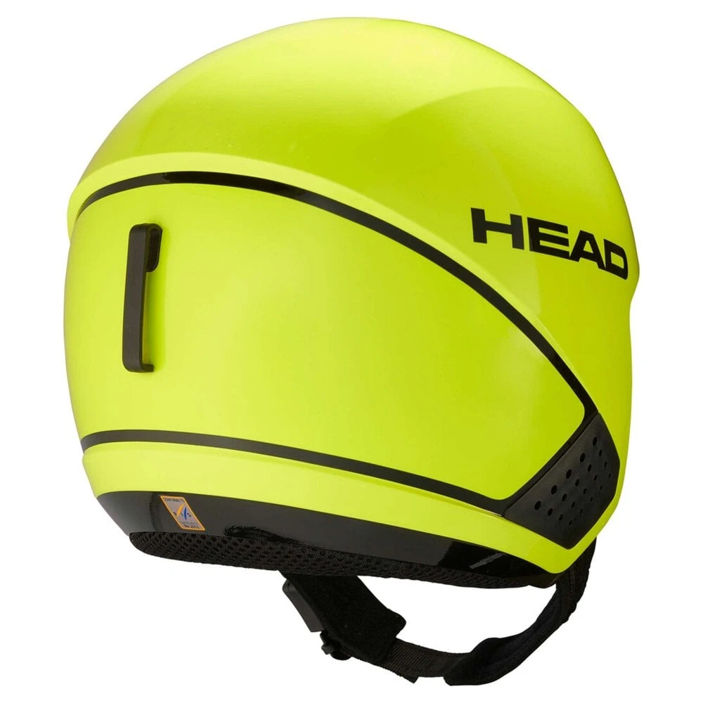 Head Head Downforce Junior Race Ski Helmet - Lime 2 Head Head Downforce Junior Race Ski Helmet - Lime - Image 2